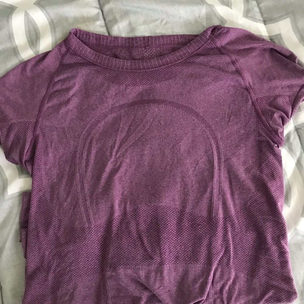 lululemon swiftly tee purple